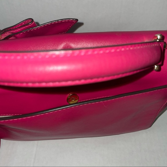 Michael Kors Ultra Pink Leather Sm Ava Top Crossbody Bag and Wallet - Picture 6 of 8